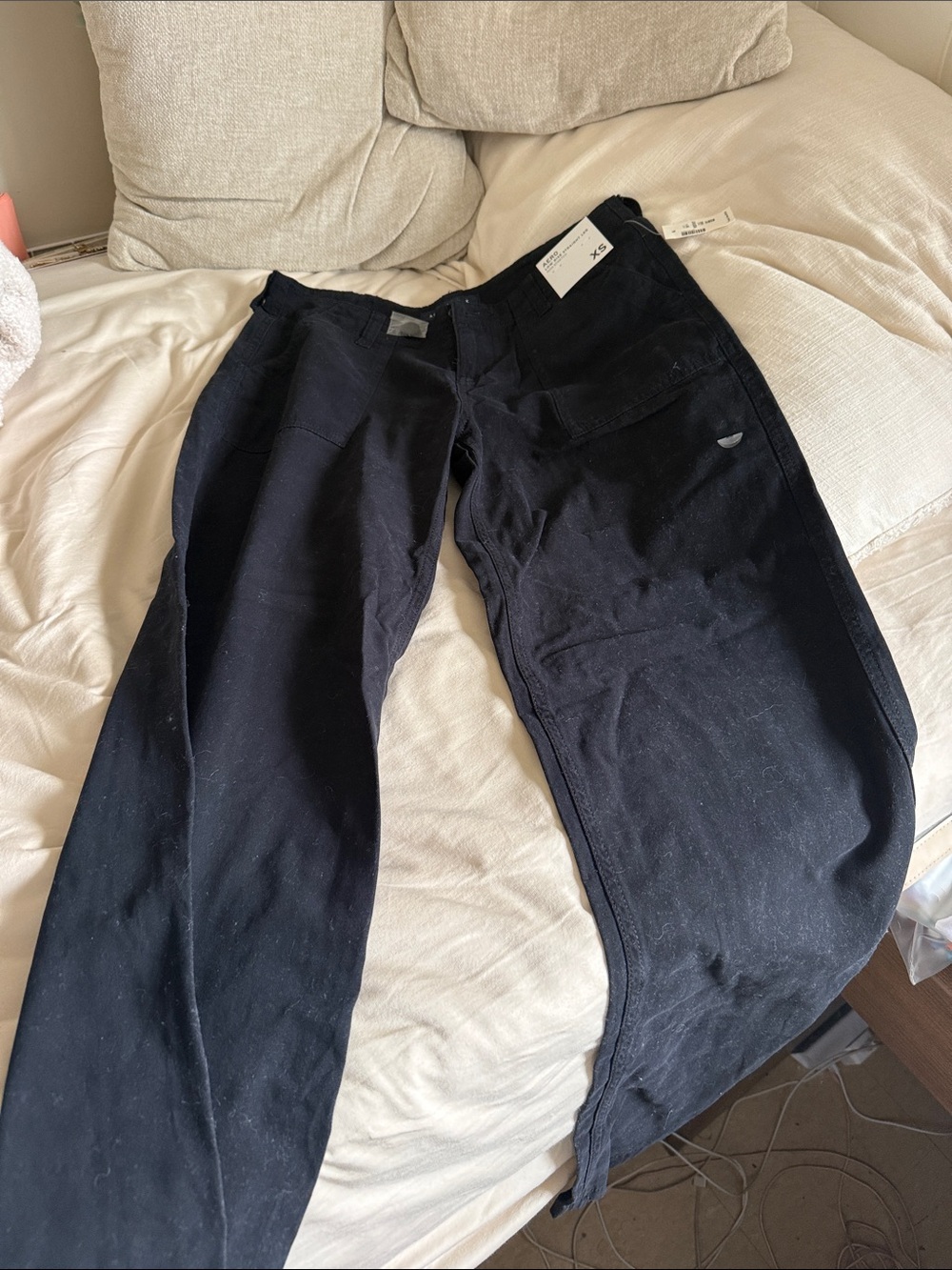 Aeropostale Black Low-Rise Straight Leg Jeans